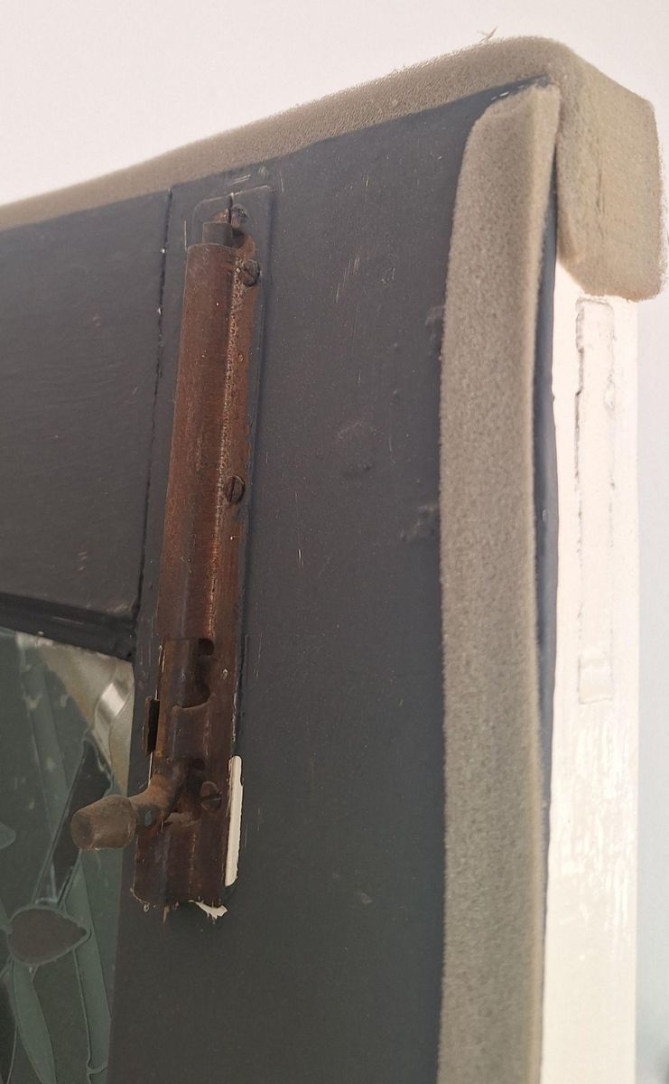 Door corner double foam seal